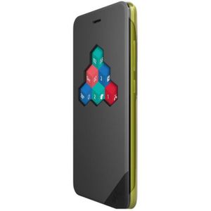 WIKO FOLIO WiCUBE DARK GREY + Verre Trempé Freddy