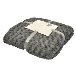 VADIGRAN Couverture fleece Modern pour chien gris foncé 100 x 150cm