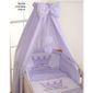 CIEL DE LIT BÉBÉ Ciel de lit bébé en tissu  Princesse mauve