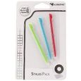 PACK ACCESSOIRES JEUX VIDEO NDSI  Stylus Pack Colours