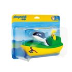  Playmobil Pêcheur Bâteau Dauphin