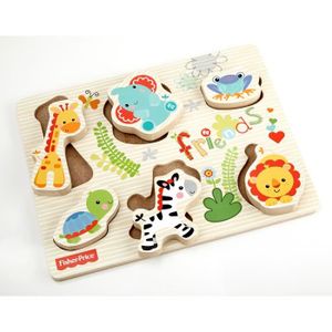 FISHER PRICE Mon premier Puzzle en bois Animaux