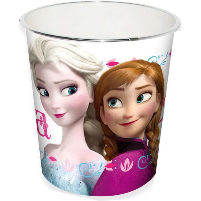 FROZEN Corbeille à papier La Reine Des Neiges Achat / Vente objet décoratif Plastique