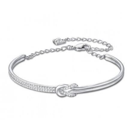 BRACELET , GOURMETTE Bracelet Swarovski Voile Jonc / Plaqué,Rhodium
