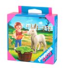 UNIVERS MINIATURE COMPLET Playmobil Enfant Et Ânon
