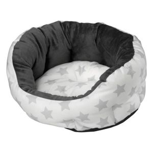 D&D Coussin Stars - 75x70x26cm - Silver - Pour chien