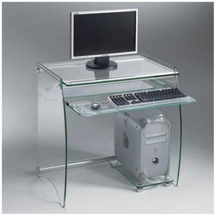 table ordinateur verre