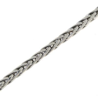 Bracelet Or Blanc Maille Palmier 4.4mm x 19cm pour Femme - Bracelet en ...