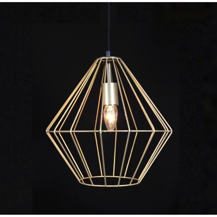 Suspension cage en métal Vincent (D.30xH.25cm) Achat / Vente