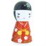 Pot de conservation kokeshi taille L - rouge