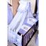 CIEL DE LIT BEBE  Ciel de lit bébé et sa flèche de lit bébé VIOLET