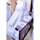 CIEL DE LIT BEBE  Ciel de lit bébé et sa flèche de lit bébé VIOLET
