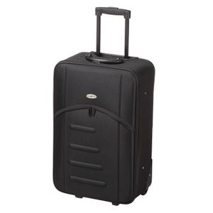 CASINO Valise trolley souple - 55cm - 2 roues - Noir