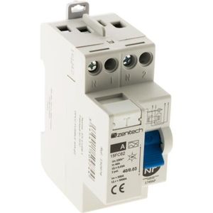 Interrupteur différentiel 40/2 30 mA Type A Zenitech NF