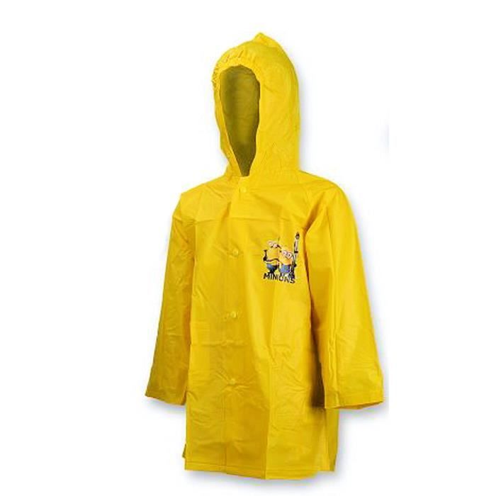 Imperméable jaune LES MINIONS - veste manteau de pluie ...