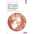  PHILOSOPHIE DES SCIENCES HISTORIQUES