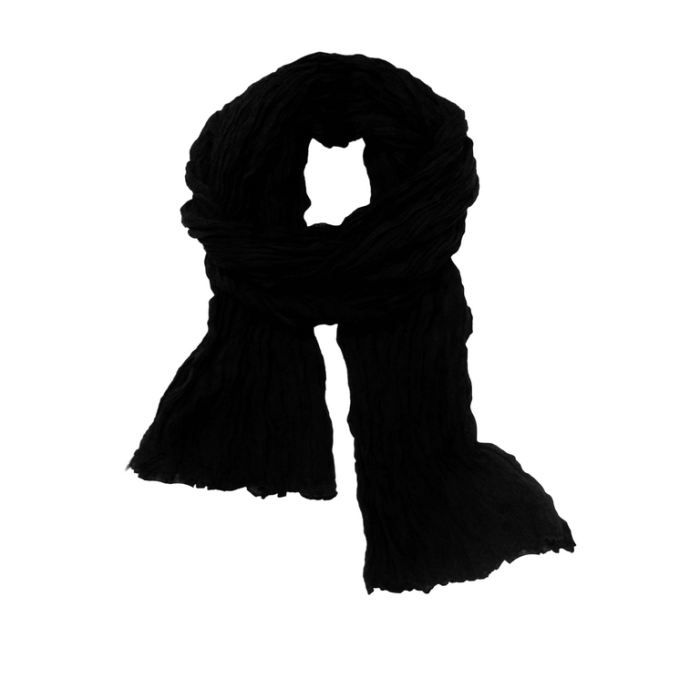 Chèche écharpe foulard noir Noir Achat / Vente echarpe foulard