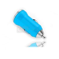 Mini chargeur voiture / Allume cigare 1A USB Bleu Mini chargeur voiture / Allume cigare 1A USB Bleu