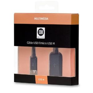 D2 Câble micro USB 0 A femelle