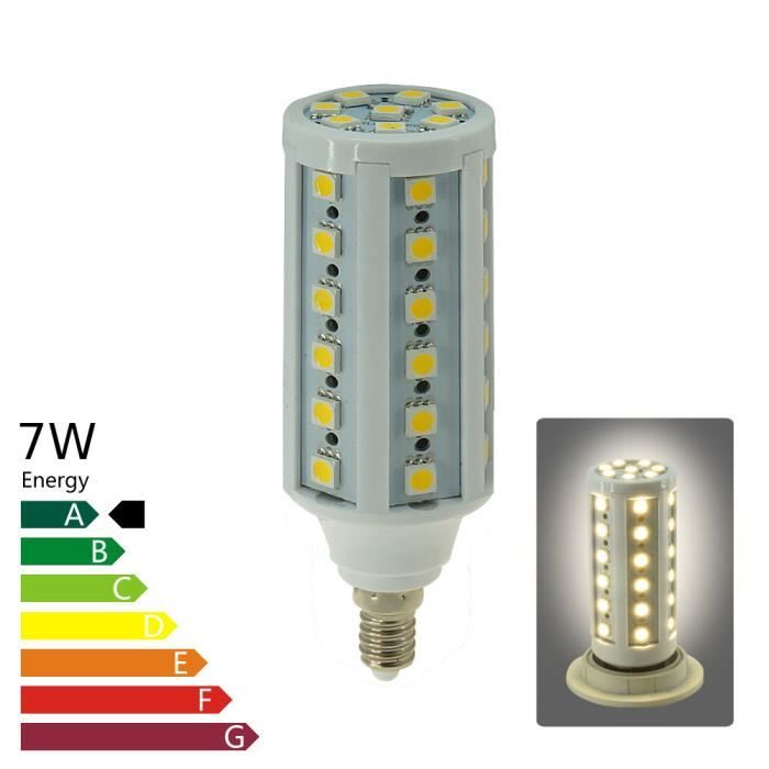 AMPOULE LED E14 CORN 7 WATT BLANC NATUREL Achat / Vente ampoule led