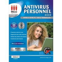 ANTIVIRUS ANTIVIRUS PERSONNEL 2009 / LOGICIEL PC CD-ROM