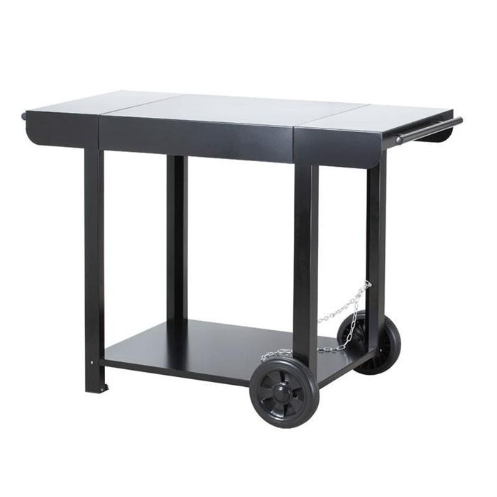 Chariot, desserte et table pour plancha à poser 96584300f bois  Acheter ce