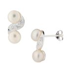 BOUCLE D OREILLE NACRE DE PERLE Boucles d'Oreilles Femme