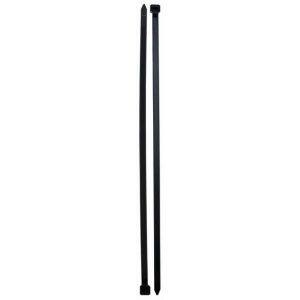 VOLTMAN Lot de 25 colliers de fixation Nylon - 350 x 7,5 mm - Noir