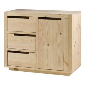 commode pin brut