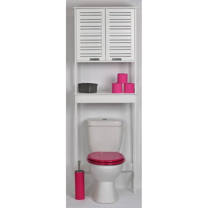 meuble dessus wc + 1 tablette Achat / Vente colonne armoire wc