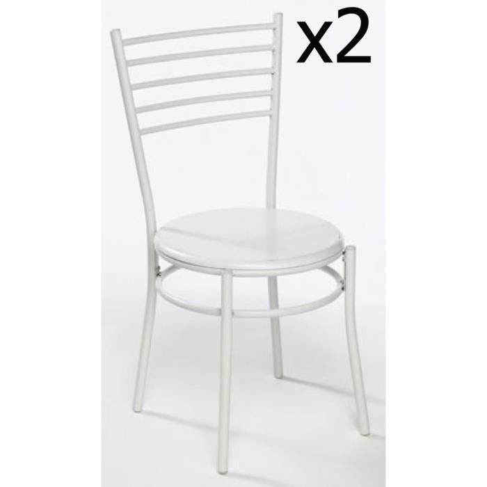 Chaise bistrot blanche  Achat / Vente Chaise bistrot blanche pas cher