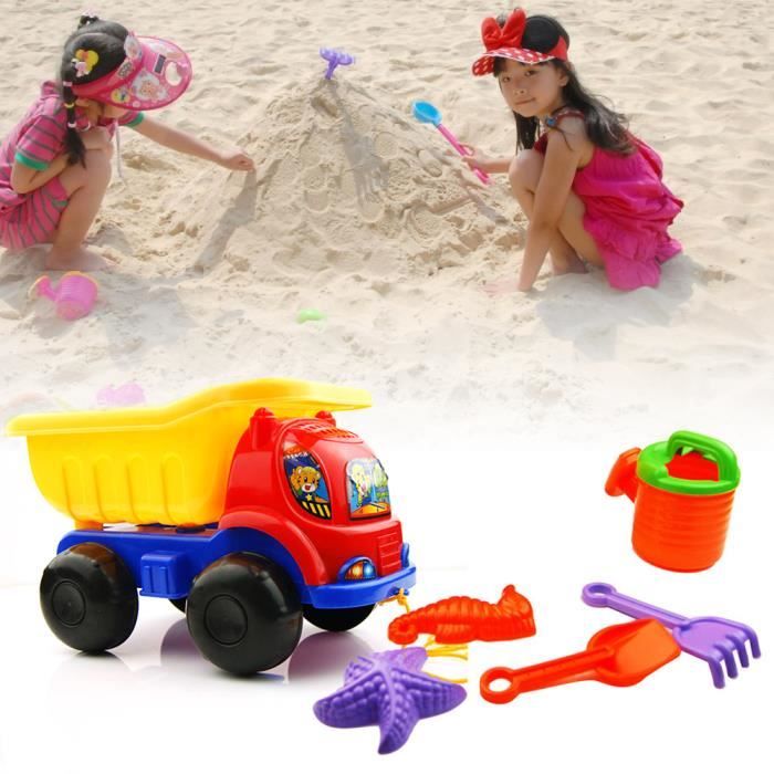 Lot De 17 Jouets De Plage HOLADY - Seaux, Pelles, Moules Animaux Marins - Pour Châteaux De Sable