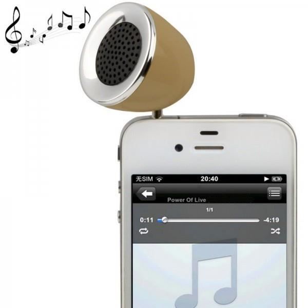 Mini enceinte portable jack 3.5 MP3 Smartphone Tablette Or enceintes bluetooth, avis et prix