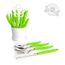 COUVERTS - MENAGERE Couverts Flower x24 blanc