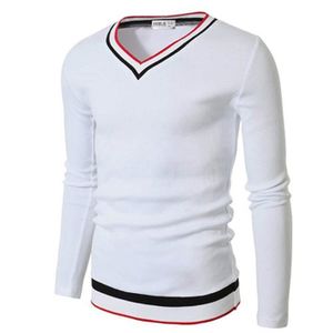 Tee shirt homme manches longues col v Achat / Vente Tee