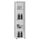 BORA Vitrine style contemporain mélaminée décor bl