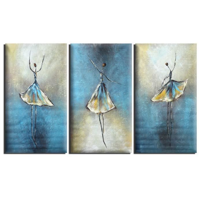 / Vente peinture a l'huile 3pcs/set Peinture Toile &agrave; H