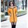 SIMPLE FLAVOR Manteau femme mode d'hiver courte ci