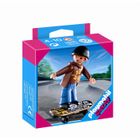 UNIVERS MINIATURE COMPLET Playmobil Jeune Avec Skateboard