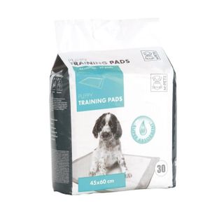 MPETS Tapis éducateur PUPPY TRAINING PADS - Pour chiot - 30pcs - Blanc