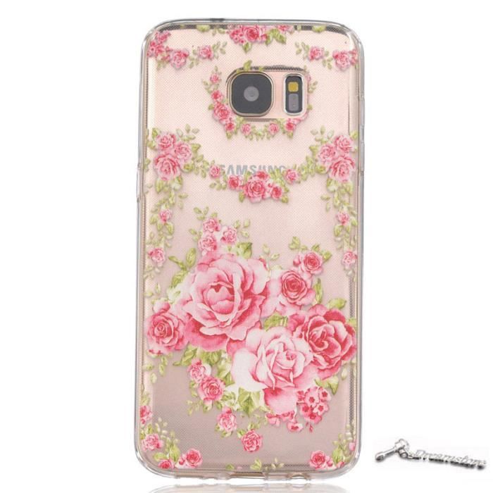 Coque Samsung Galaxy S7 Edge , Etui Housse Gel Silicone Transparent