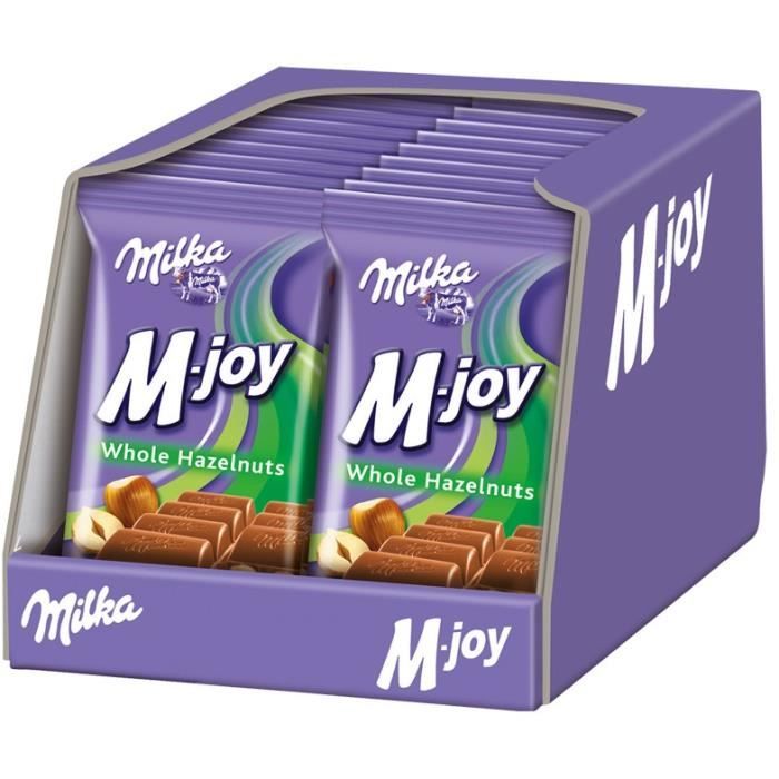 Milka Mjoy, noisettes entiers, chocolat, 20 P Achat / Vente chocolat
