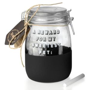 D&D Homecollection Ellegance Jarre de friandises - 950ml - Pour chien