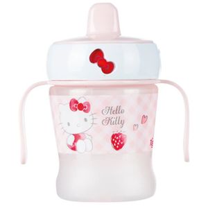 TIGEX Tasse Anti-fuite Embout Bec Dur 250 ml avec Poignées Hello Kitty