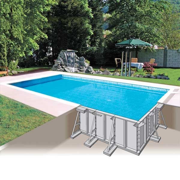 piscine acier enterree kit