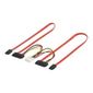 CABLE E-SATA Câble SATA double Data+Alimentation, 45/19cm