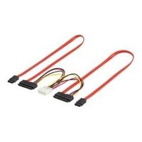 CABLE E-SATA Câble SATA double Data+Alimentation, 45/19cm