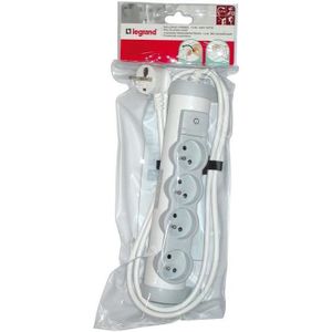 LEGRAND Rallonge multiprise Confort bloc de prises rotatif 4x2 P+T 1,5 m