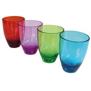 Verres polycarbonate x 4