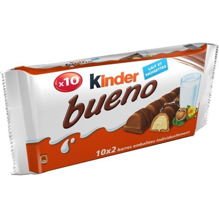 KINDER Bueno 10x43g   Achat / Vente CONFISERIE DE CHOCOLAT KINDER